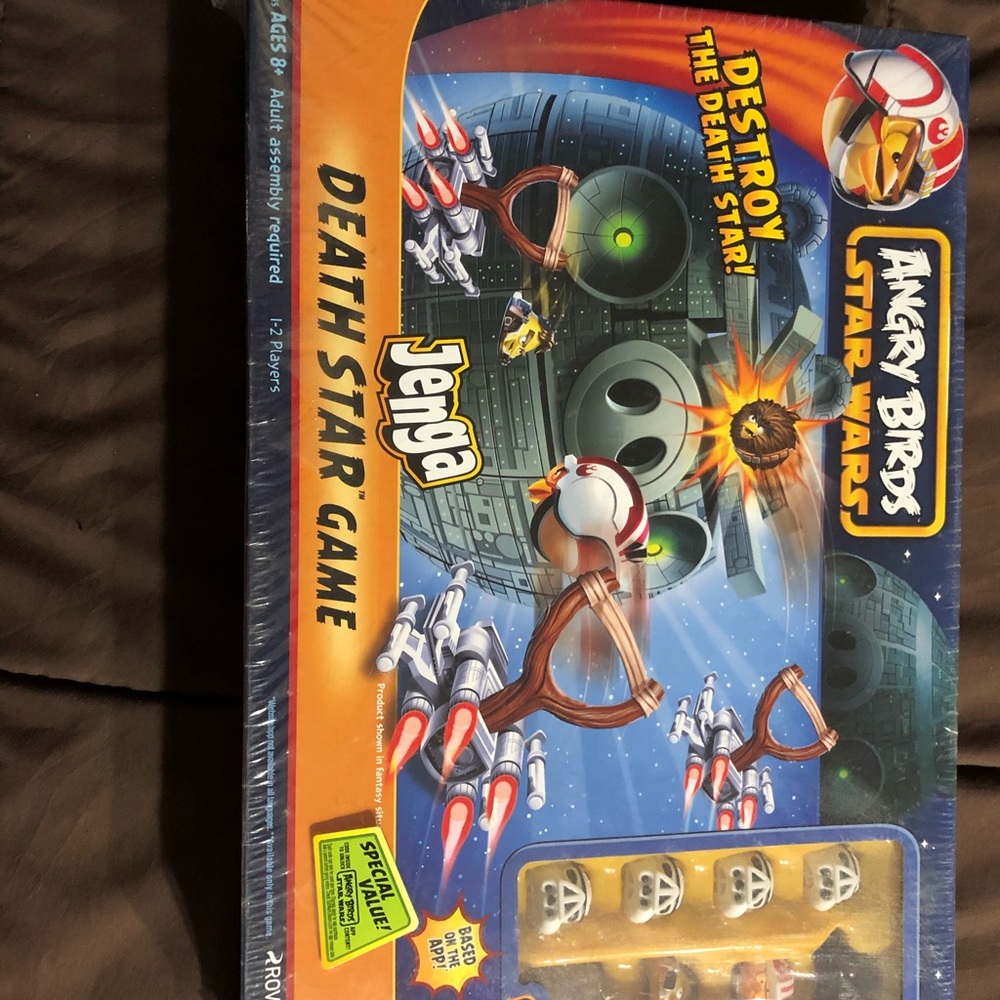 Angry birds Star Wars Jenga
